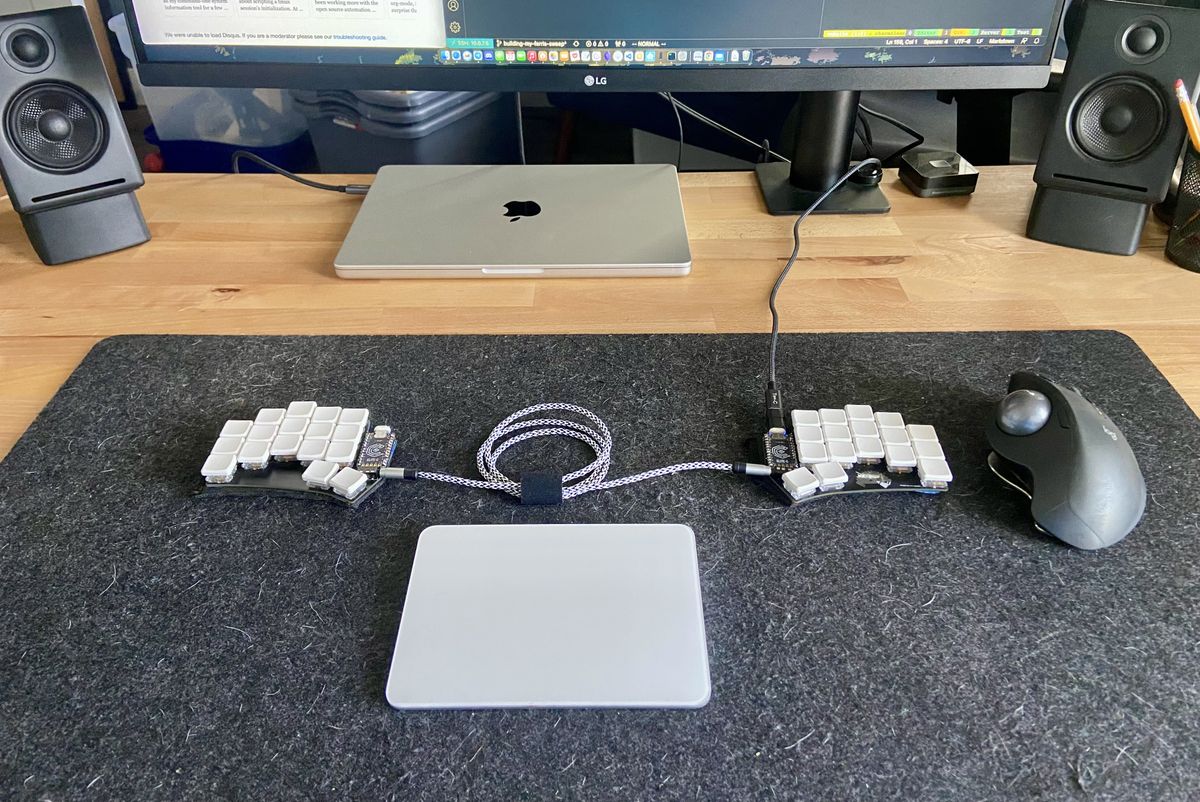 The keyboard at my Desk setup