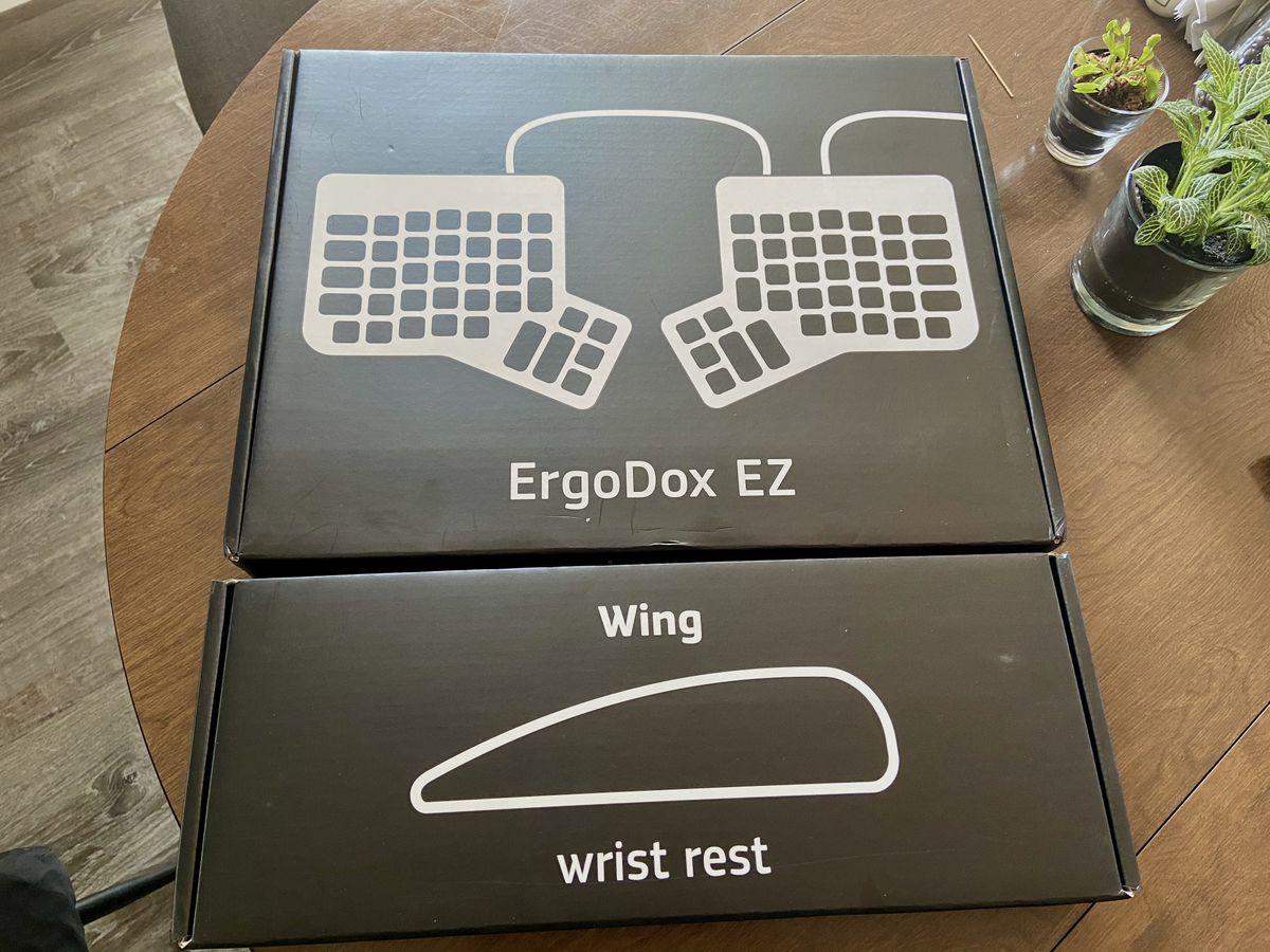 The Boxes my ergdox came in