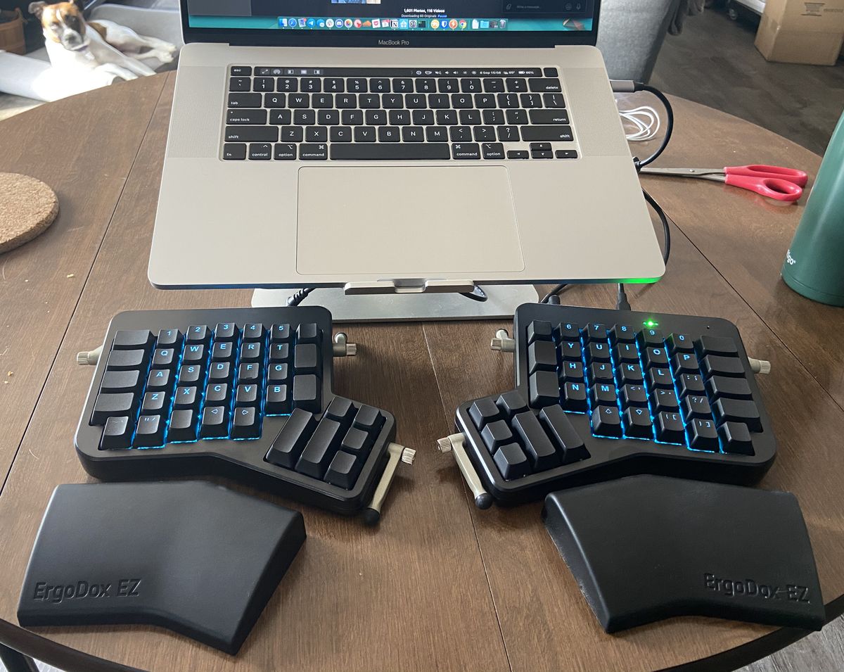 Using the ergodox with my Macbook Pro