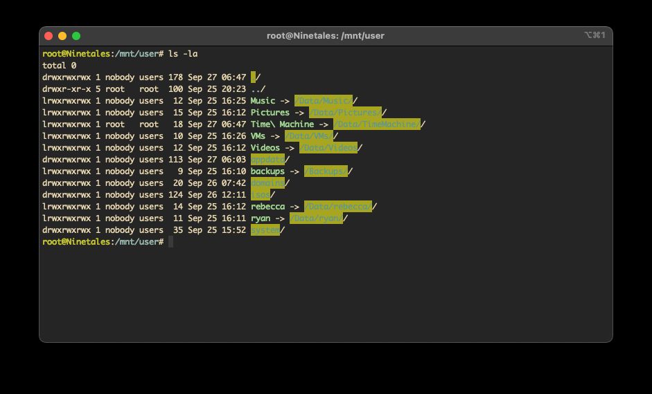 Unraid Share Symlinks