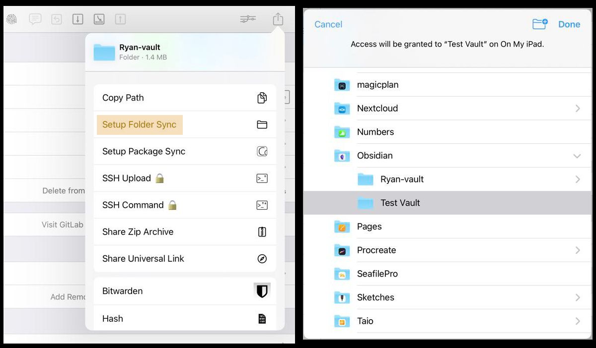 Configuring repo in working copy