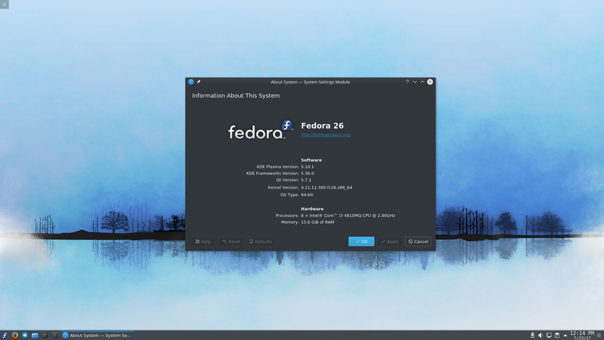 Solus and Fedora Logo