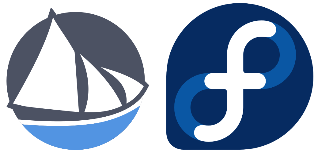 Solus and Fedora Logos