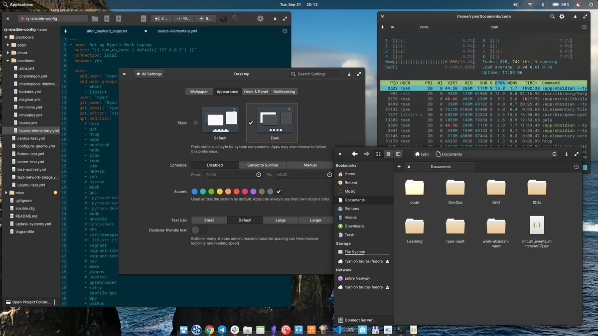 Elementary OS Desktop