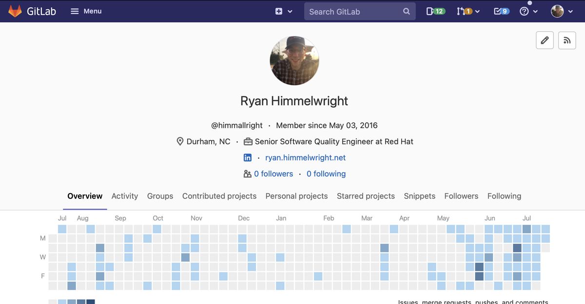 Gitlab Profile